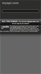 Mobile Screenshot of myapi.com